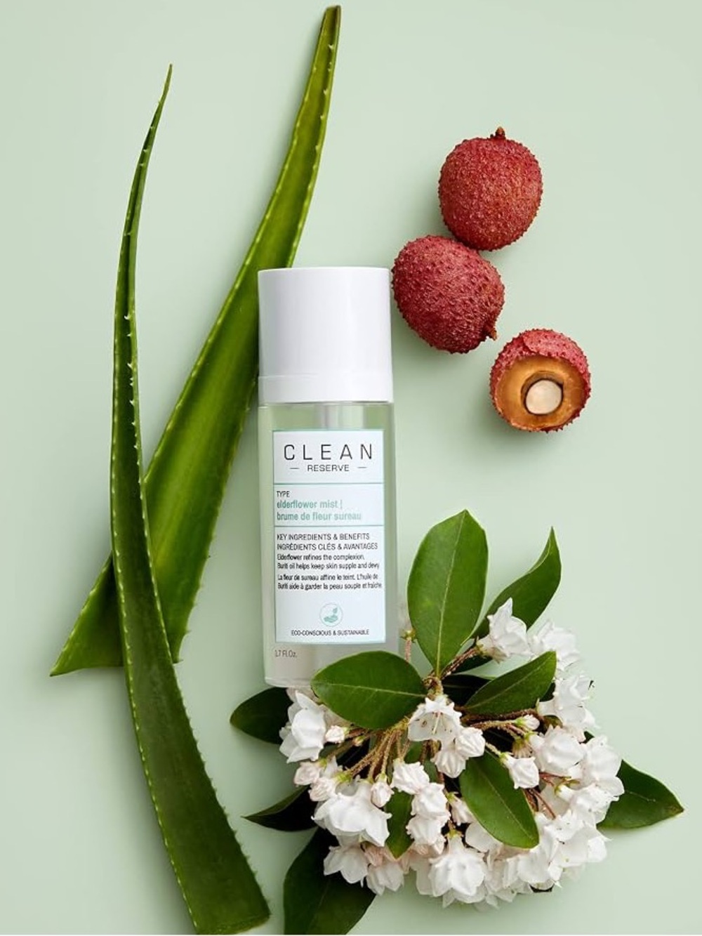 NEW CLEAN RESERVE Elderflower Face Mist